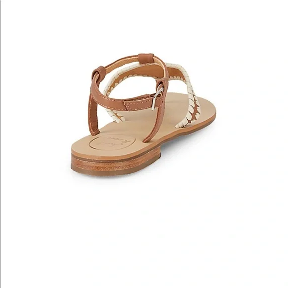Jack Rogers sandals size 8, brown and white leather - Picture 3 of 14